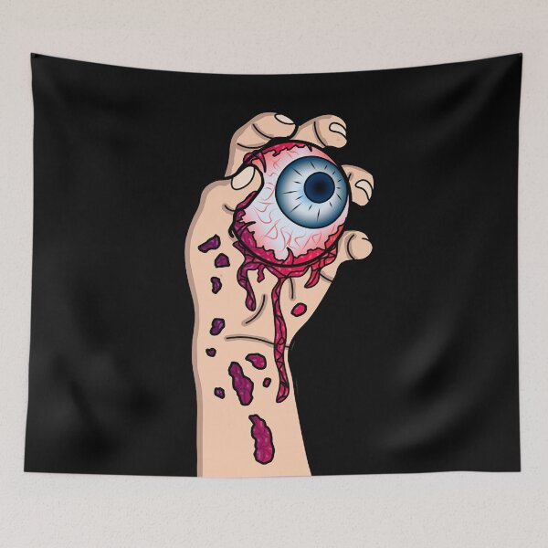 Item preview, Creepy eye (dark pink) designed and sold by PaintedGlass.
