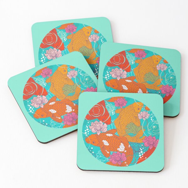 Item preview, Japanese Koi Carp Fish - Circle 1 designed and sold by Dacdacgirl.