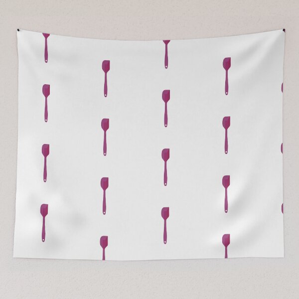 Item preview, Cute deep magenta silicone spatula  designed and sold by Olitvia.