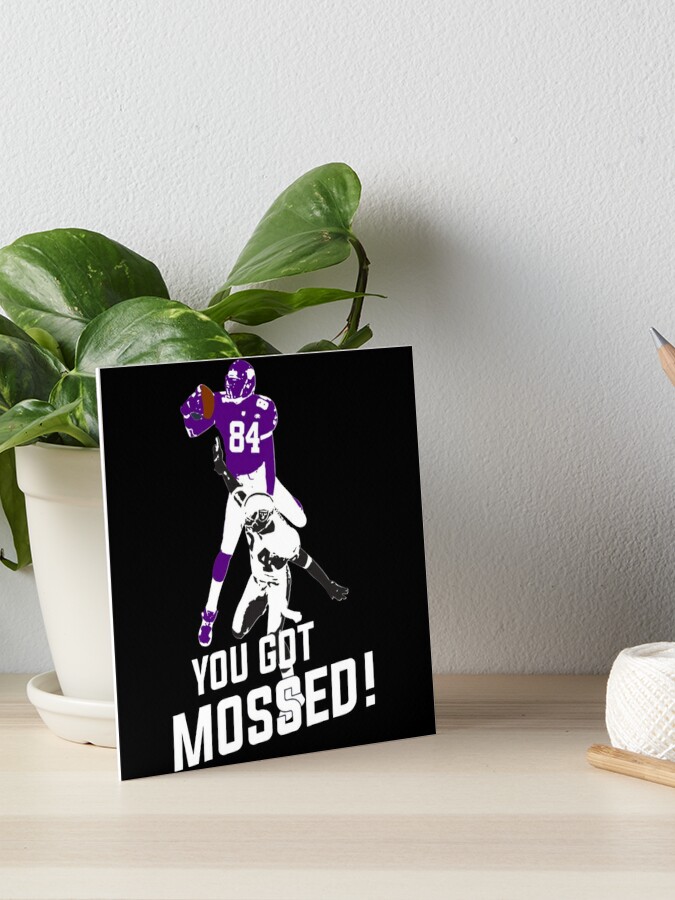 Randy Moss Over Charles Woodson You Got Mossed Art Board Print