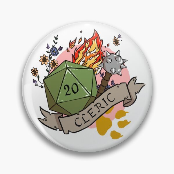 Item preview, Cleric Sticker: Nature designed and sold by Aidan HJ.