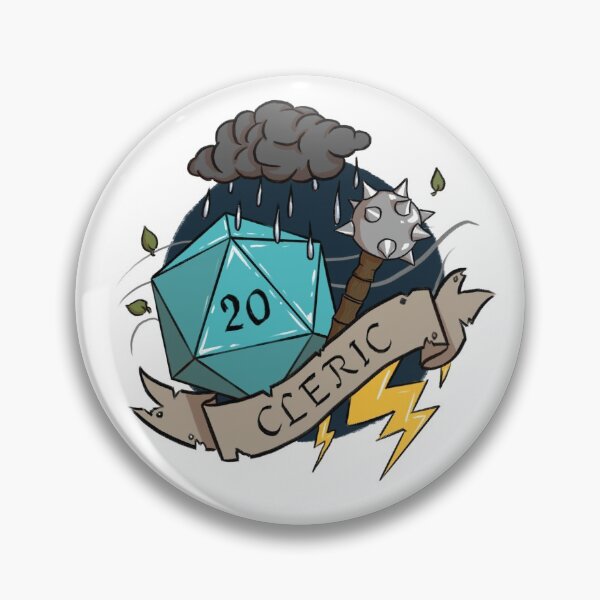 Item preview, Cleric Sticker: Tempest designed and sold by Aidan HJ.