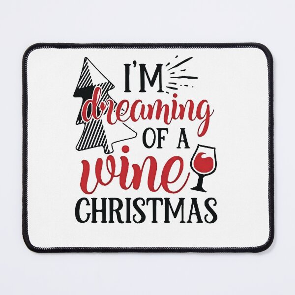 Item preview, I am dreaming of a wine Christmas Red Wine Save Water Drink Wine Love wine Red Wine Cocktail party Idea Gift Premium Apparel Funny Holiday Xmas designed and sold by DesignByHeartUK.