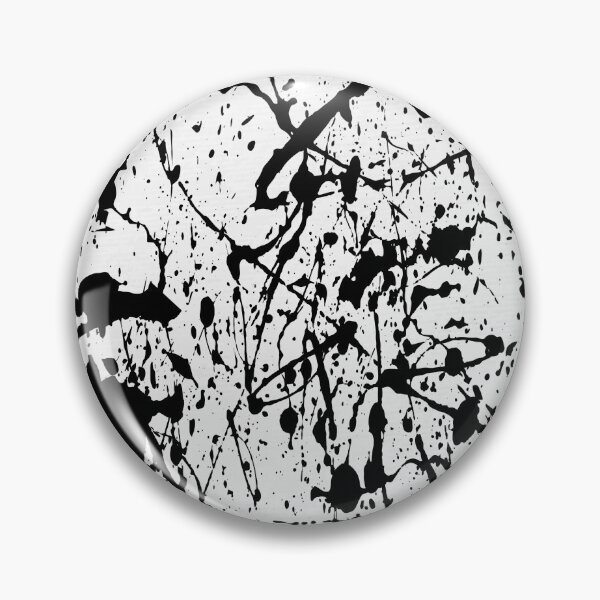 Item preview, Abstract Pattern Ink Brush Black And White Ink Blot Design designed and sold by SpotWarehouse.