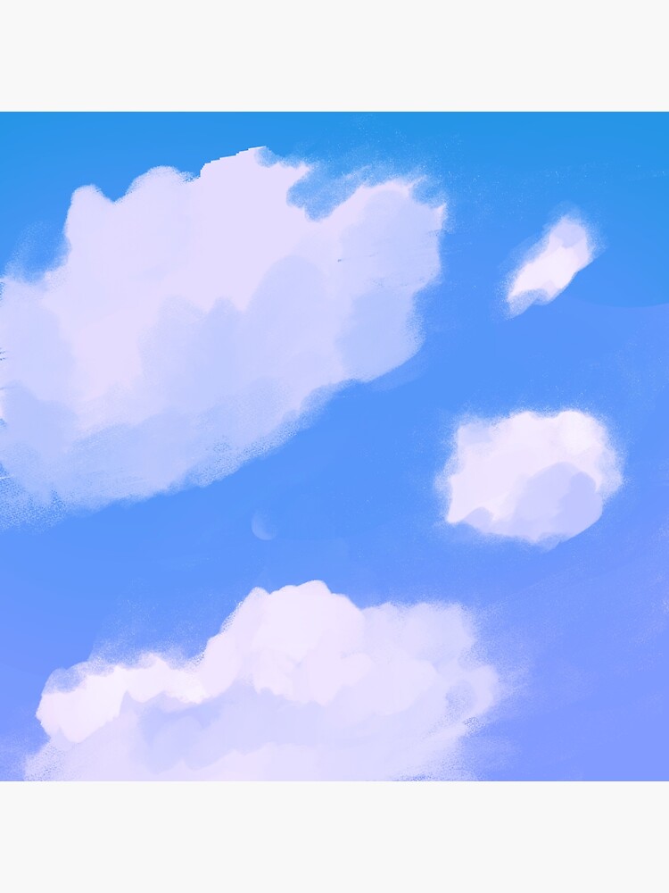 "90s anime sky" Poster for Sale by TheBrotherHouse | Redbubble