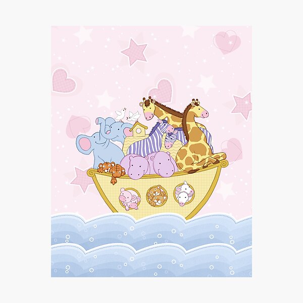 Noah’s Ark (pink) Photographic Print
