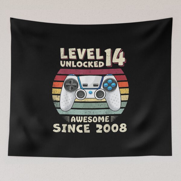 Aperçu de l'œuvre 14 ans BDay Son Boy Funny Gamer 14e anniversaire de 14 ans créée et vendue par Kalashnikjaromi.