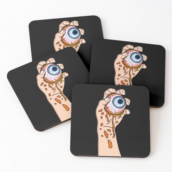 Item preview, Creepy eye (orange) designed and sold by PaintedGlass.