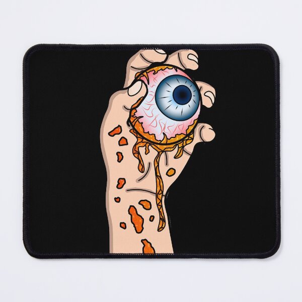 Item preview, Creepy eye (orange) designed and sold by PaintedGlass.