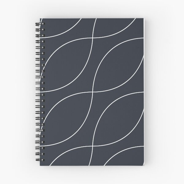 Item preview, Waves Black Background Pattern designed and sold by Saraartwork.