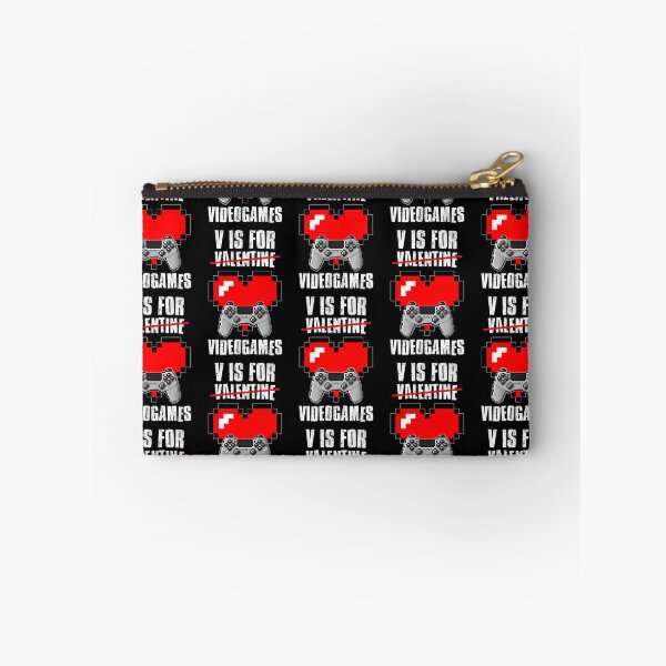 Item preview, V Is For Video Games, Valentines Day designed and sold by FNStuff.