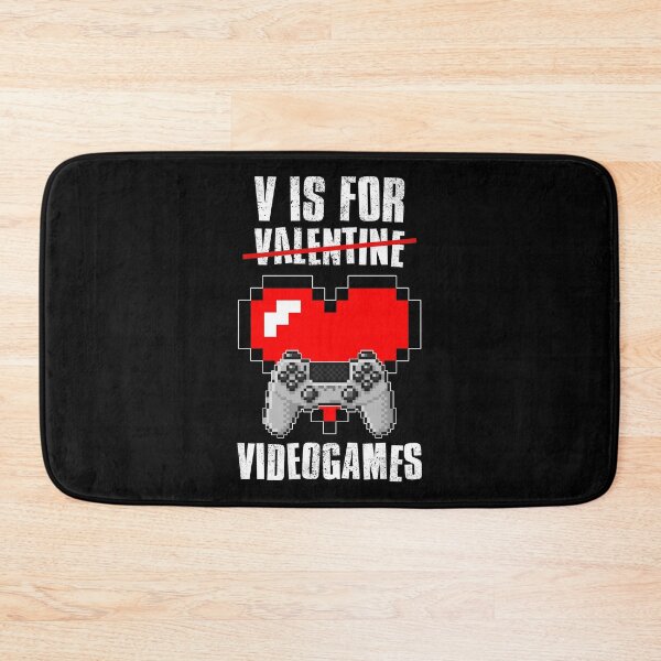 Item preview, V Is For Video Games, Valentines Day designed and sold by FNStuff.