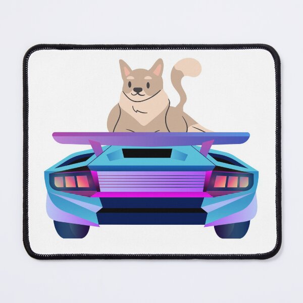 Item preview, cat driving a car designed and sold by marwan elsaeed.