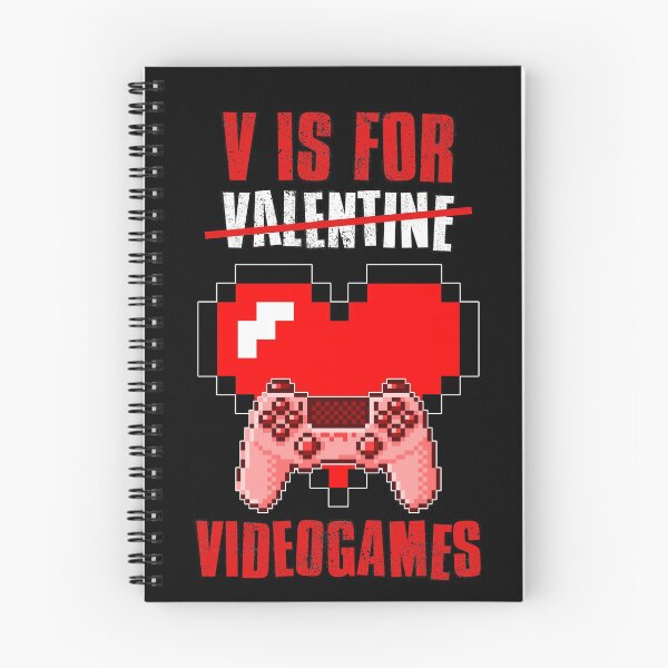 Item preview, V Is For Video Games, Valentines Day designed and sold by FNStuff.