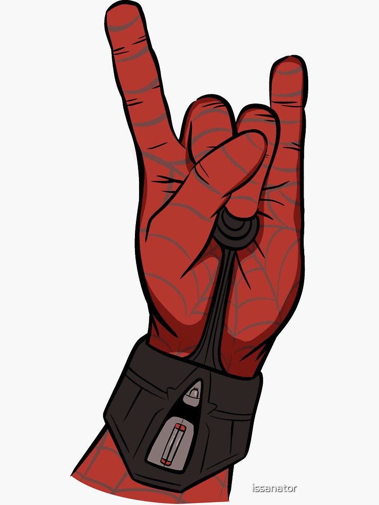 "Spidey  Slinger" Sticker for Sale by issanator Redbubble