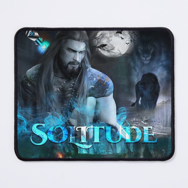 Item preview, Solitude - Fantasy, Knight, Battle, Magic, Animals, Lion, horror designed and sold by blazegoldburst.