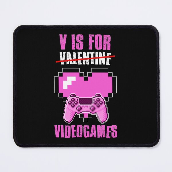 Item preview, V Is For Video Games, Valentines Day designed and sold by FNStuff.