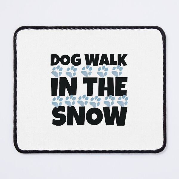Item preview, Dog Walk In The Snow - Take My Dog For A Walk designed and sold by HStudioPrints.