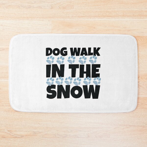 Item preview, Dog Walk In The Snow - Take My Dog For A Walk  designed and sold by HStudioPrints.