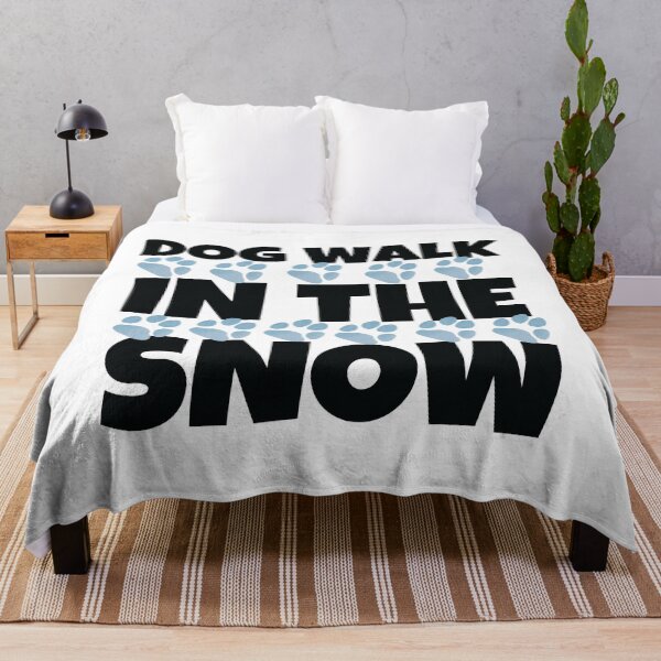 Item preview, Dog Walk In The Snow - Take My Dog For A Walk  designed and sold by HStudioPrints.