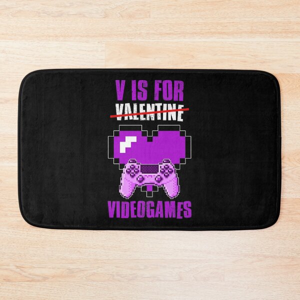 Item preview, V Is For Video Games, Valentines Day designed and sold by FNStuff.