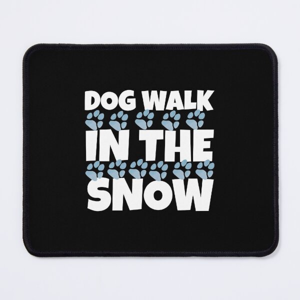Item preview, Dog Walk In The Snow - Take My Dog For A Walk designed and sold by HStudioPrints.