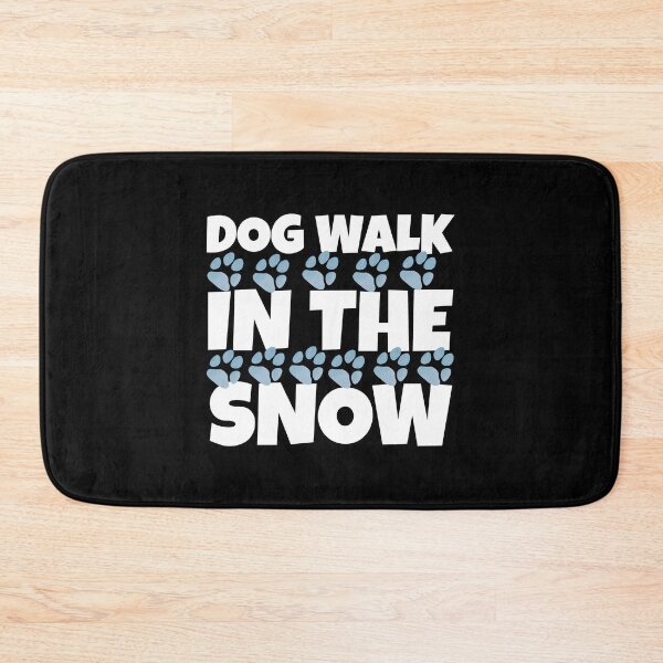 Item preview, Dog Walk In The Snow - Take My Dog For A Walk  designed and sold by HStudioPrints.
