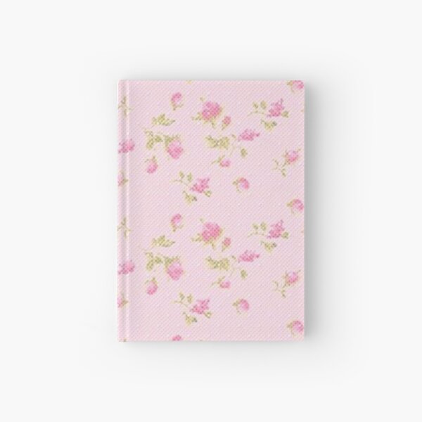 Rose pastel coquette print  Hardcover Journal for Sale by Cronchyfrog11