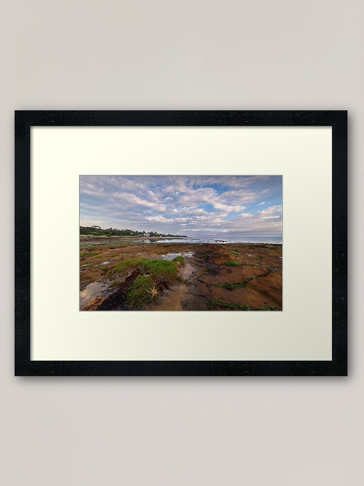 Alternate view of Low Tide at Rickett's Point, Beaumaris Framed Art Print