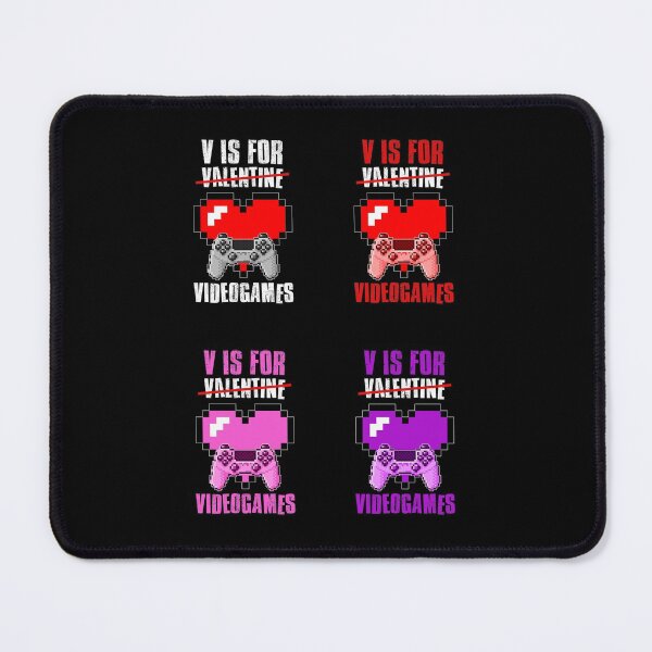 Item preview, V Is For Video Games, Valentines Day, Sticker Pack designed and sold by FNStuff.
