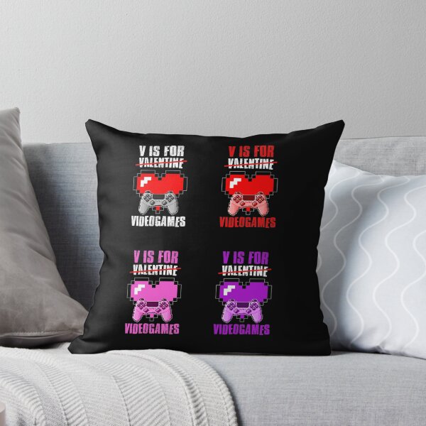Item preview, V Is For Video Games, Valentines Day, Sticker Pack designed and sold by FNStuff.