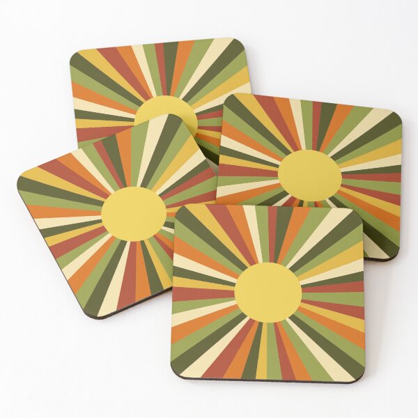 Item preview, 70s Sun Rise Geometric designed and sold by Sharon Schwalbe.