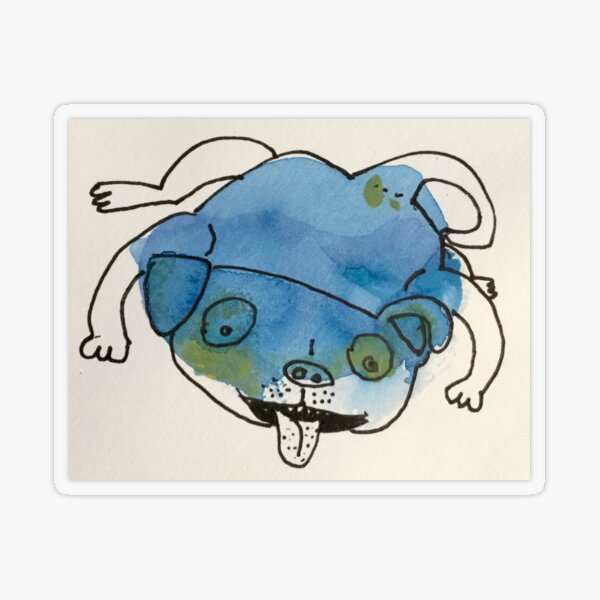 Item preview, dog designed and sold by elskerdoodles.