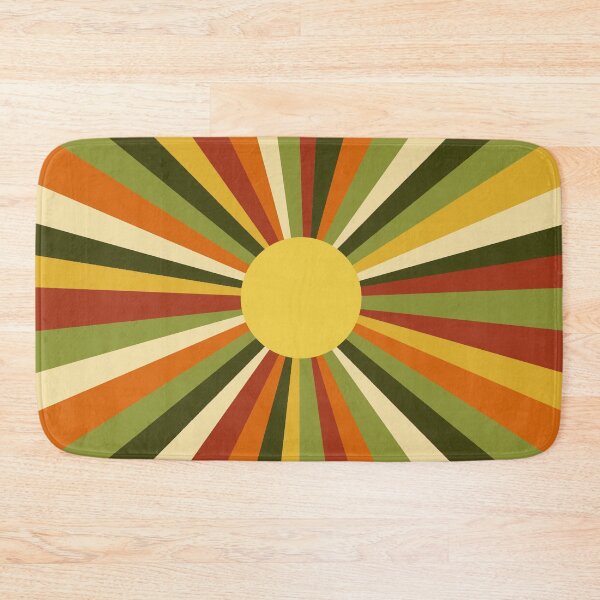 Item preview, 70s Sun Rise Geometric designed and sold by Sharon Schwalbe.