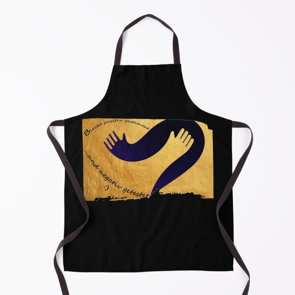 Item preview, Stay positive and tested negative - funny Corona jokes and sayings - big heart with a hug - humor against the virus / good mood despite Corona (German) designed and sold by sthNnth.