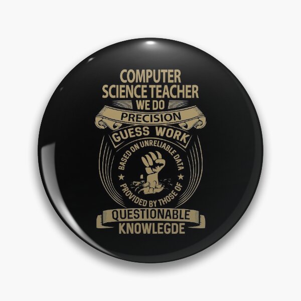 Item preview, Computer Science Teacher T Shirt - We Do Precision Job Gift Item Tee designed and sold by paneczkopat.