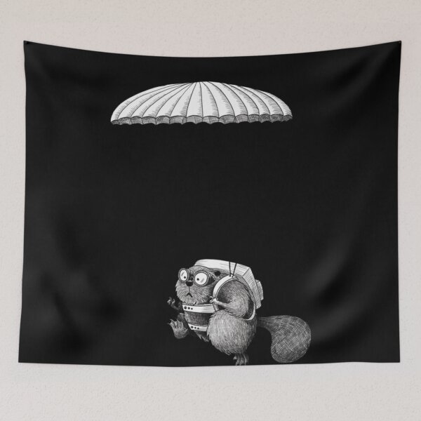 Item preview, Parachuting Beaver 1 Essential designed and sold by ArmandoCanalez.