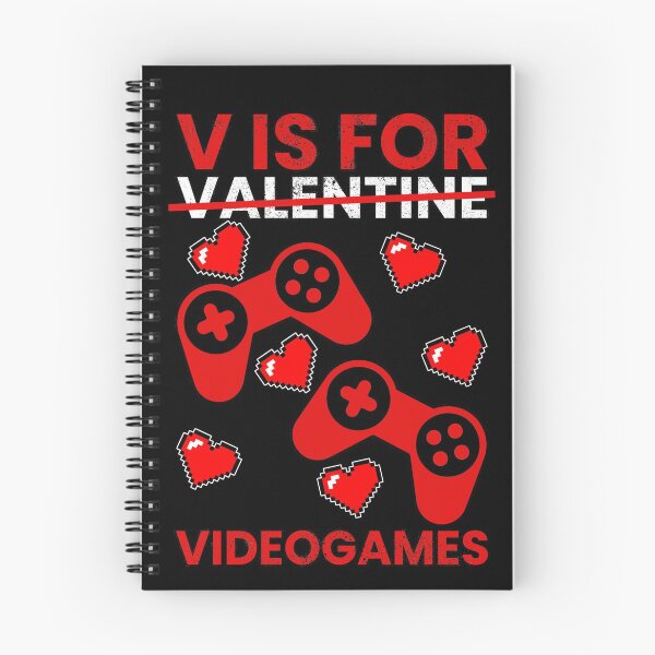 Item preview, V Is For Video Games, Valentines Day designed and sold by FNStuff.