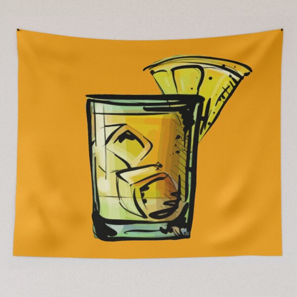 Item preview, Screwdriver, cocktail, bar, nightclub, bartender, drinks, drunk, party, refreshments, high ball, pineapple wedge, happy hour,  designed and sold by Nostrathomas66.