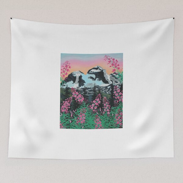 Item preview, Mount Begbie Fireweed designed and sold by empaintstrees.