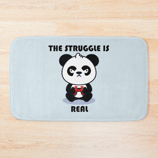 Item preview, The struggle is real gamer Panda designed and sold by hayamahsud.