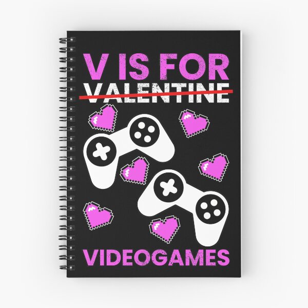 Item preview, V Is For Video Games, Valentines Day designed and sold by FNStuff.