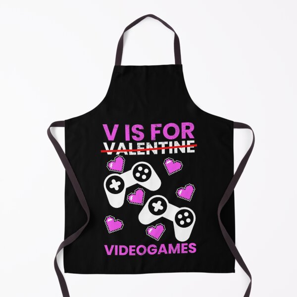 Item preview, V Is For Video Games, Valentines Day designed and sold by FNStuff.