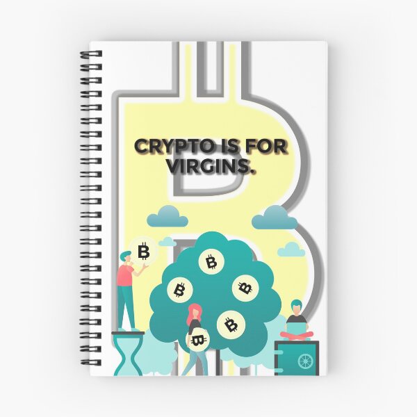Item preview, Crypto is for Virgins..... Funny ? designed and sold by Marwad Haveli.