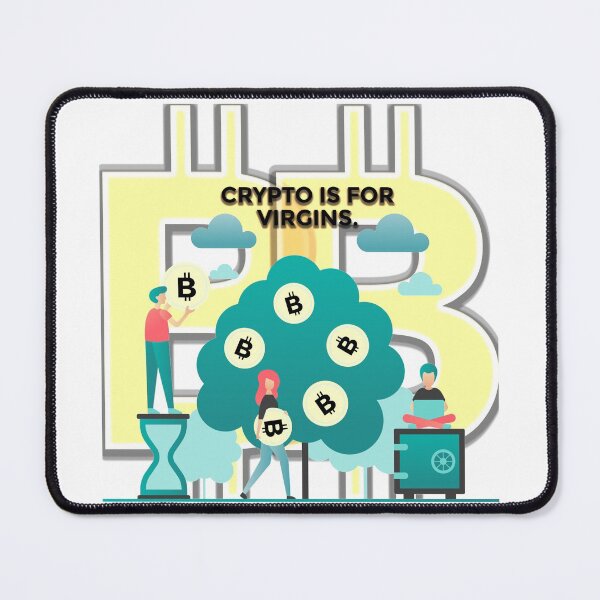 Item preview, Crypto is for Virgins..... Funny ? designed and sold by Marwad Haveli.