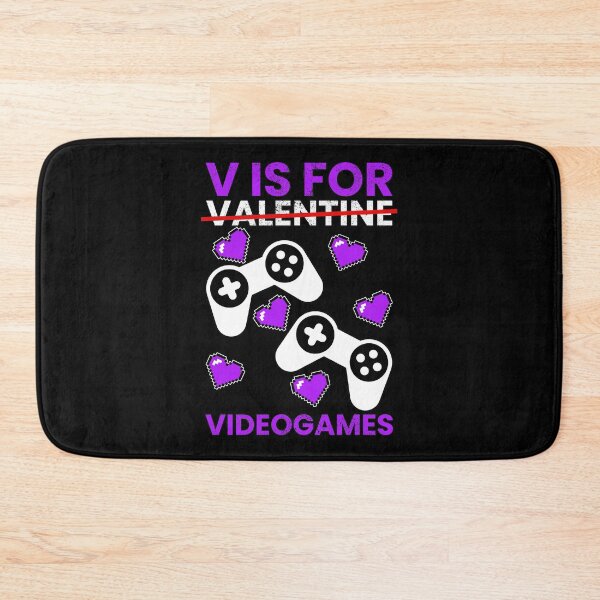 Item preview, V Is For Video Games, Valentines Day designed and sold by FNStuff.