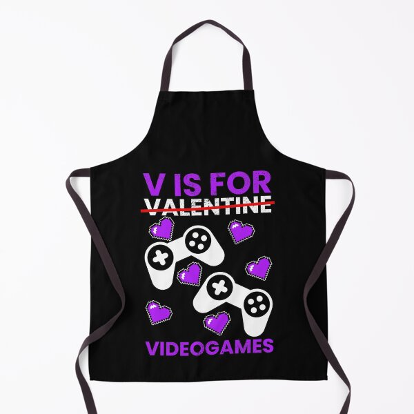 Item preview, V Is For Video Games, Valentines Day designed and sold by FNStuff.