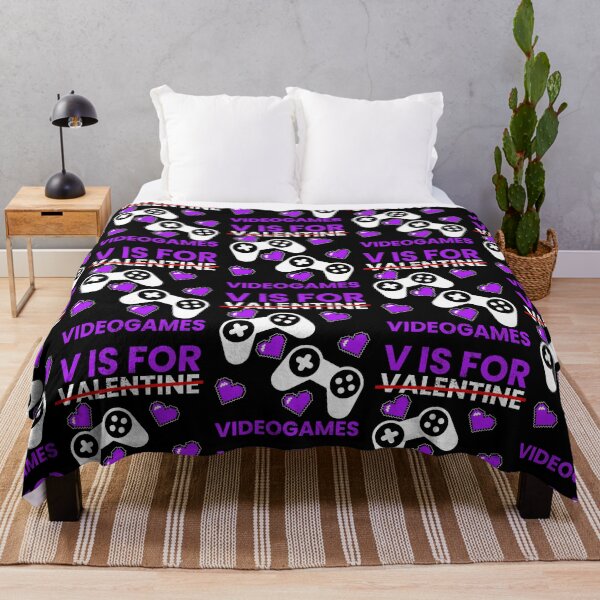 Item preview, V Is For Video Games, Valentines Day designed and sold by FNStuff.