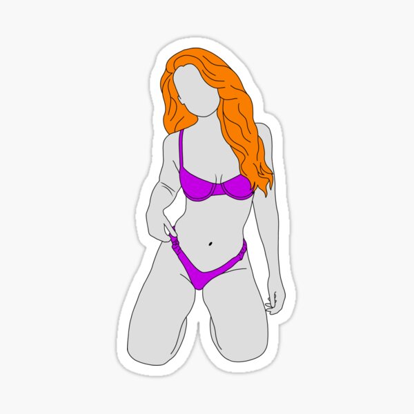 Item preview, Redhead beach girl designed and sold by OberArt.