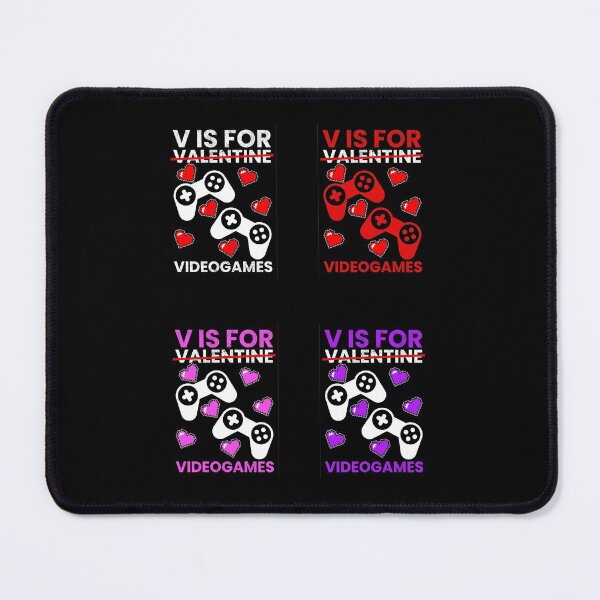 Item preview, V Is For Video Games, Valentines Day, Sticker Pack designed and sold by FNStuff.